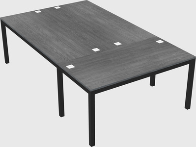 Shared office desks