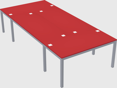 Shared office desks