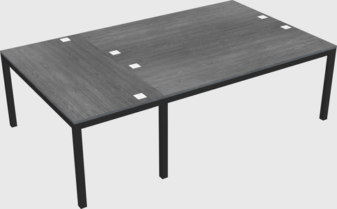 Shared office desks