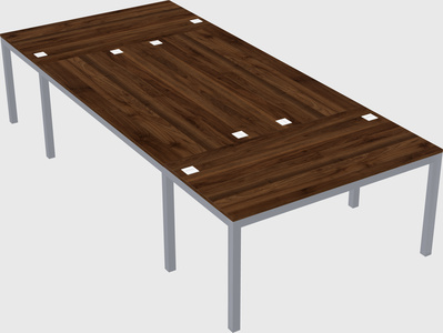 Shared office desks
