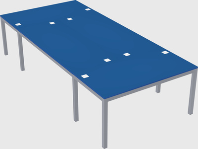 Shared office desks