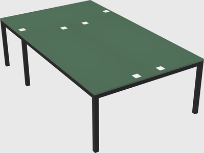 Shared office desks