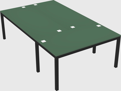 Shared office desks