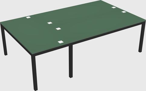 Shared office desks