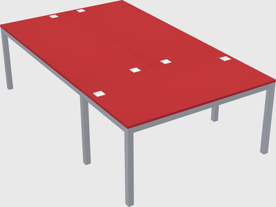 Shared office desks