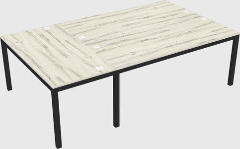 Shared office desks