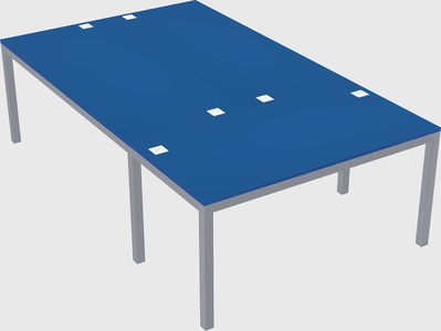 Shared office desks