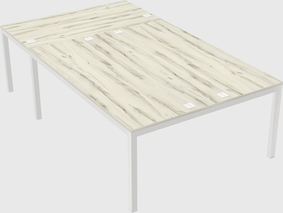 Shared office desks