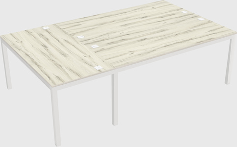 Shared office desks