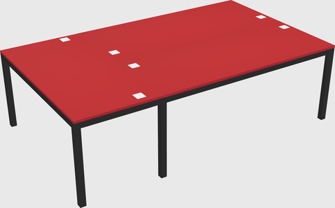 Shared office desks