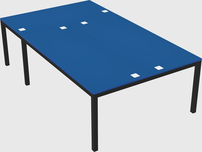 Shared office desks
