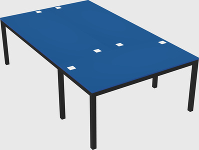 Shared office desks