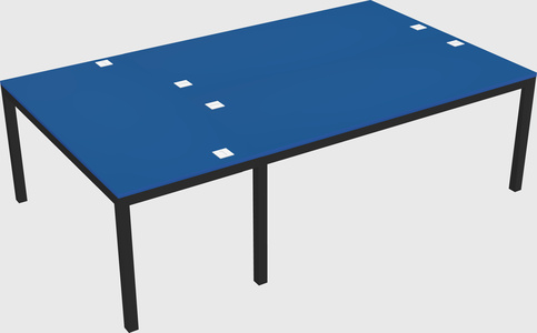 Shared office desks