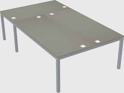 Shared office desks