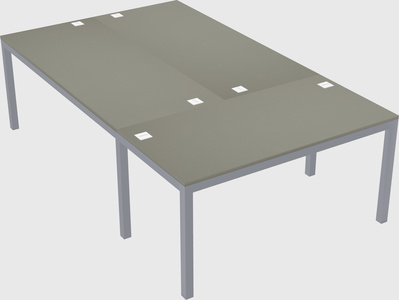 Shared office desks