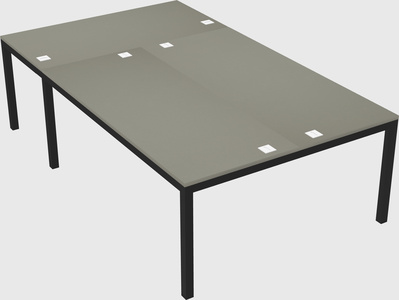 Shared office desks