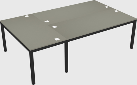 Shared office desks