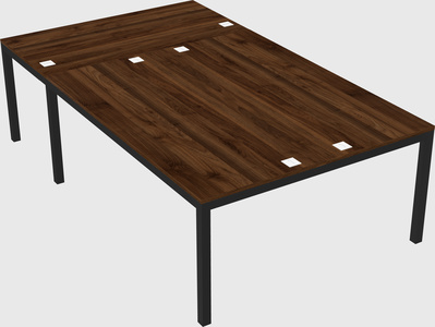 Shared office desks