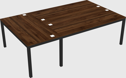 Shared office desks