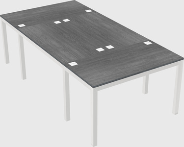 Shared office desks