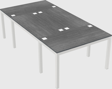 Shared office desks