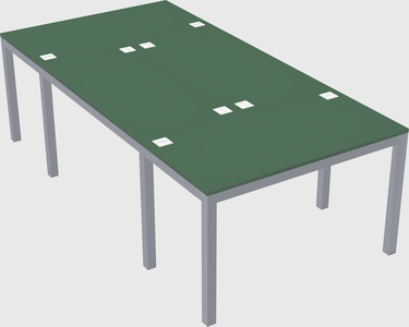Shared office desks
