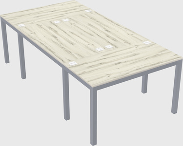 Shared office desks