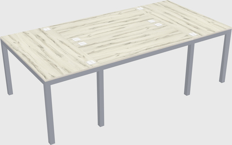 Shared office desks
