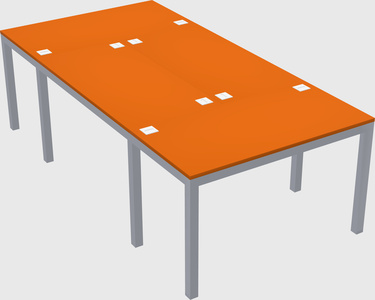 Shared office desks