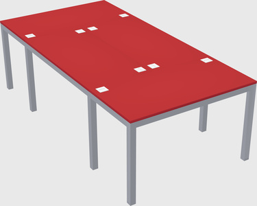 Shared office desks
