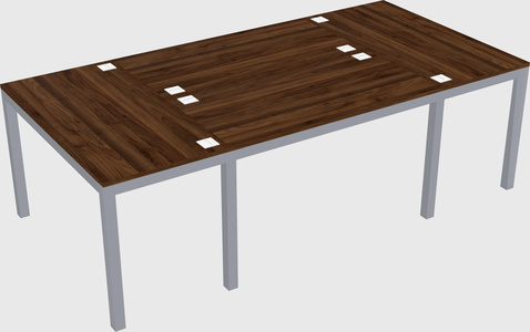 Shared office desks