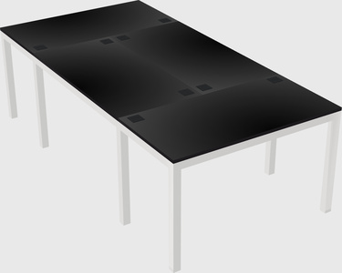 Shared office desks