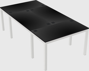 Shared office desks