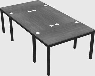 Shared office desks
