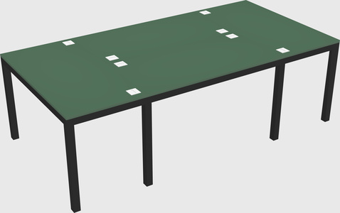 Shared office desks
