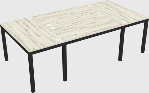 Shared office desks