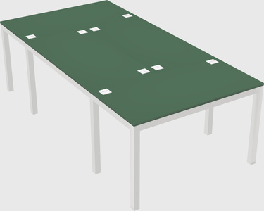 Shared office desks