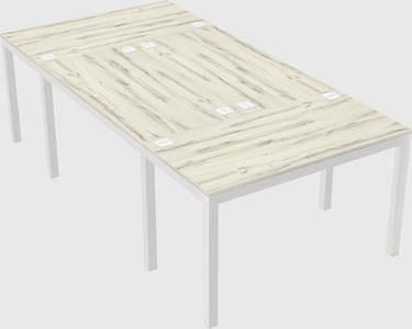 Shared office desks