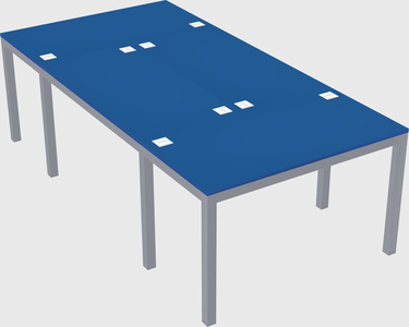 Shared office desks