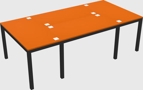 Shared office desks