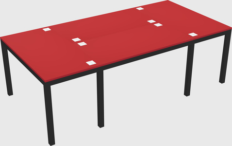Shared office desks
