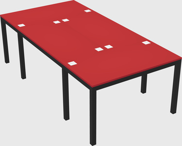 Shared office desks