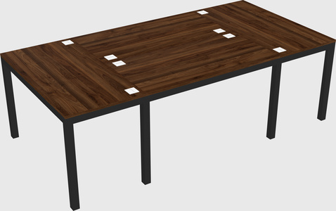 Shared office desks