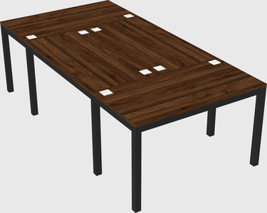 Shared office desks