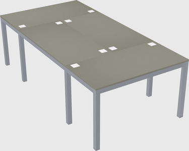Shared office desks