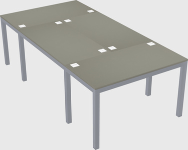 Shared office desks