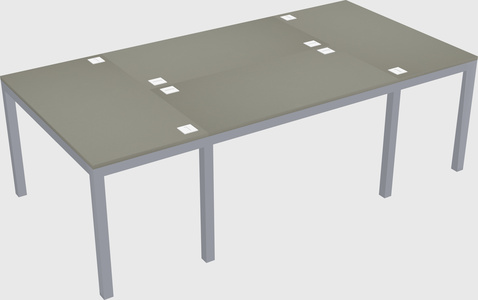 Shared office desks