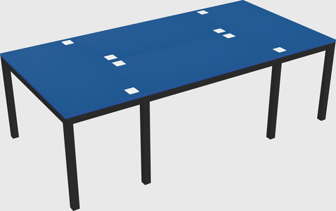 Shared office desks
