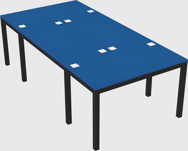 Shared office desks