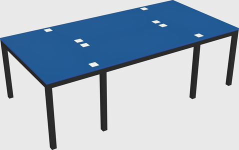 Shared office desks